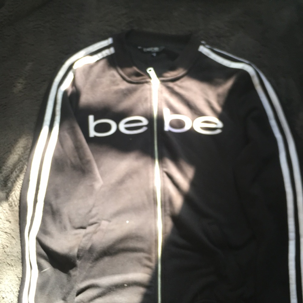 Black bebe sports jacket